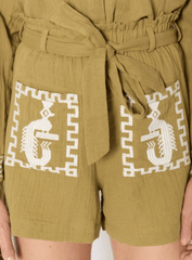 Berenice Pselma Shorts in Khaki