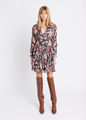 Berenice Rayan Dress in Gold Print