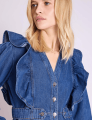 Berenice REEM Dress in Blue Denim