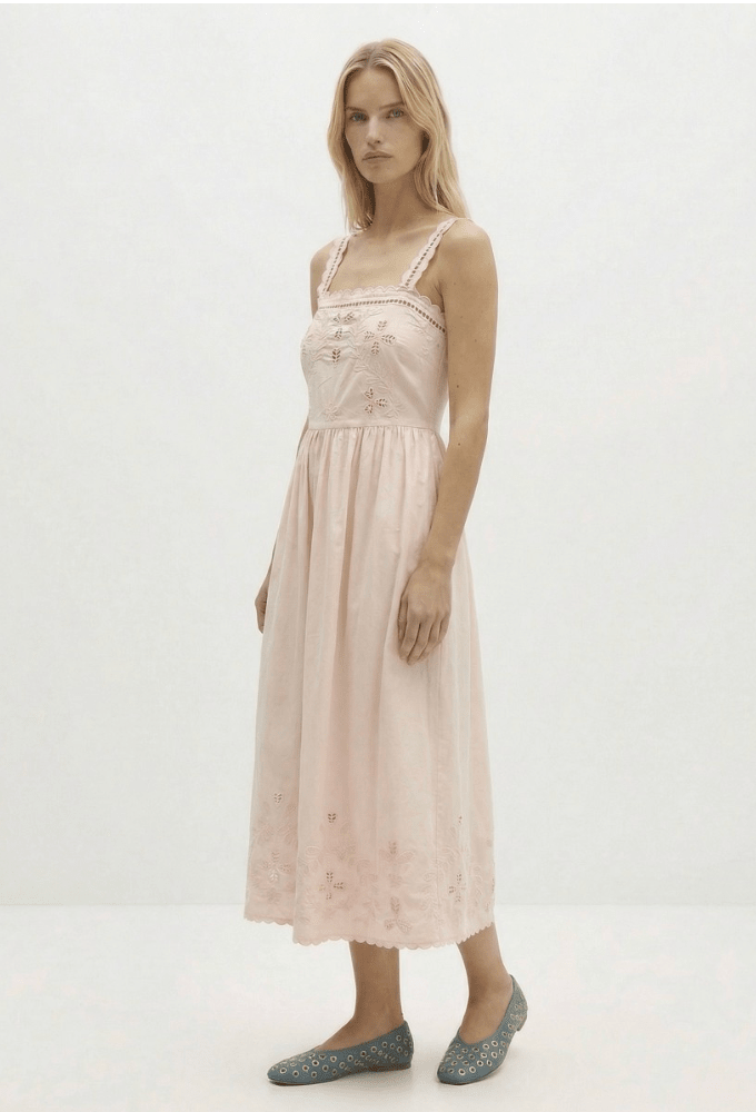 Berenice Rosaline Dress in Light Pink