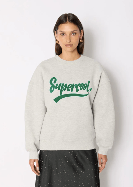 Berenice Supercool Sweatshirt in Grey Melange