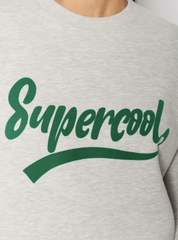 Berenice Supercool Sweatshirt in Grey Melange