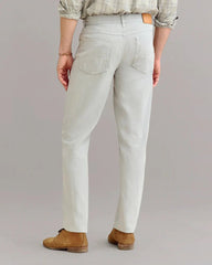 Billy Reid Cotton Linen 5 Pocket Pant in Quarry