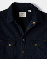 Billy Reid Shoals Double Dye Denim Shirt