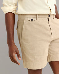 Billy Reid Slub Cotton Short in Khaki