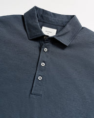 Billy Reid Stripe Pensacola Polo in Navy