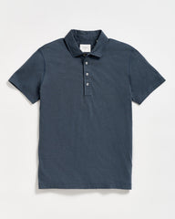 Billy Reid Stripe Pensacola Polo in Navy