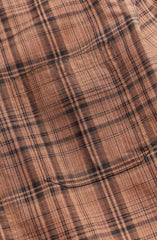 Billy Reid Tuscumbia Shirt in Highland Brown/Black