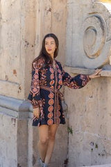 Bindu Grace Dress in Desert Sand