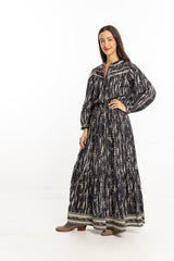 Bindu Gretel Blouse in Black Pearl