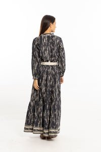 Bindu Gretel Blouse in Black Pearl