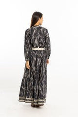 Bindu Gretel Blouse in Black Pearl