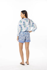 Bindu Robi Shorts in Jasmine Violet