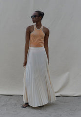 Birgitte Herskind Mouse Top in Orange & Beige