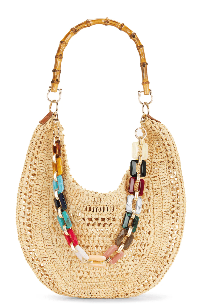 btb Isla Hobo Bag Natural Multi