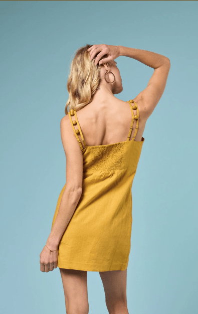 btb Lexus Dress in Mustard