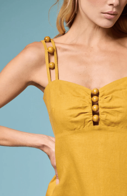 btb Lexus Dress in Mustard