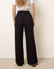 Drawstring Wide Leg Trousers