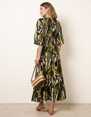 Shirred Empire Bust Dress