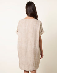 Washed Effect Tunic Dress
