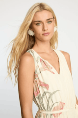 Caballero Carol Dress in Stippled Iris