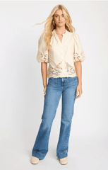 Caballero Collection Estelle Top in Peach Dust