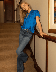 Caballero Collection Kelsie Top in Blue