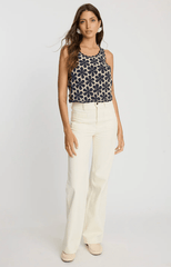 Caballero Isabelle Top in Navy