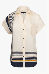 Caballero Maysen Top in Vintage Scarf