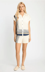 Caballero Maysen Top in Vintage Scarf