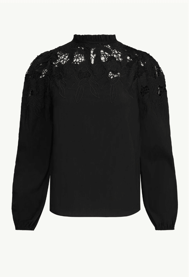 Caballero Riana Reversible Top in Black