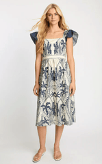 Caballero Tati Dress in Ink Island