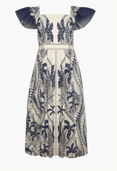 Caballero Tati Dress in Ink Island