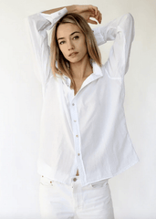 Cail Dreaming Collared Boy Shirt in White
