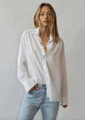 Cail Dreaming Collared Boy Shirt in White
