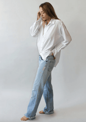 Cail Dreaming Collared Boy Shirt in White