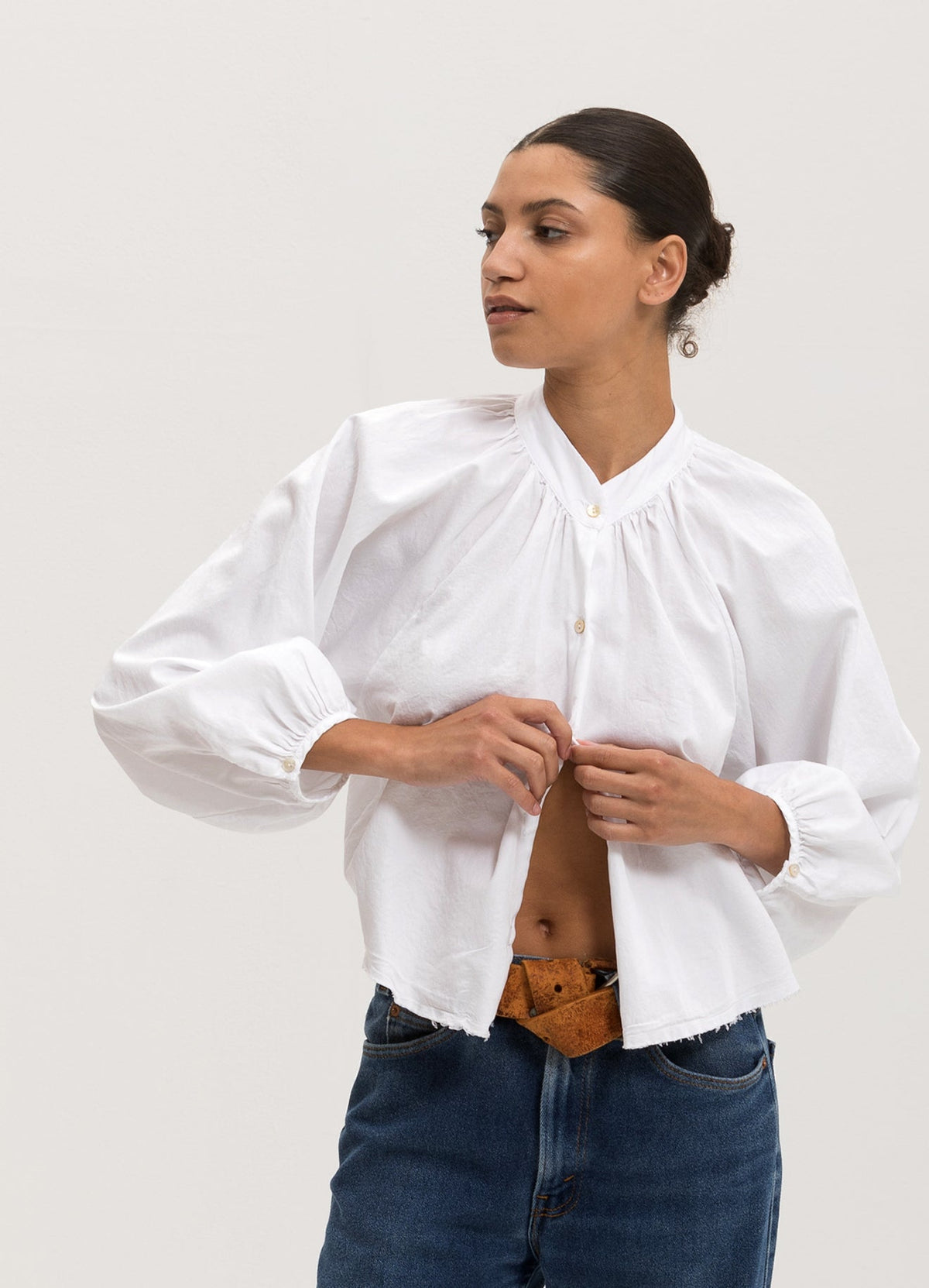 Cali Dreaming Mary Shirt in White