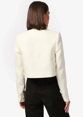 Cami Evangeline Boucle Blazer in Cream