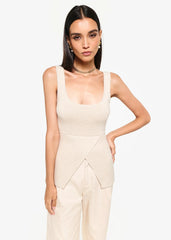 Cami NYC Damian Knit Top in Bone