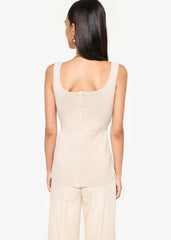 Cami NYC Damian Knit Top in Bone