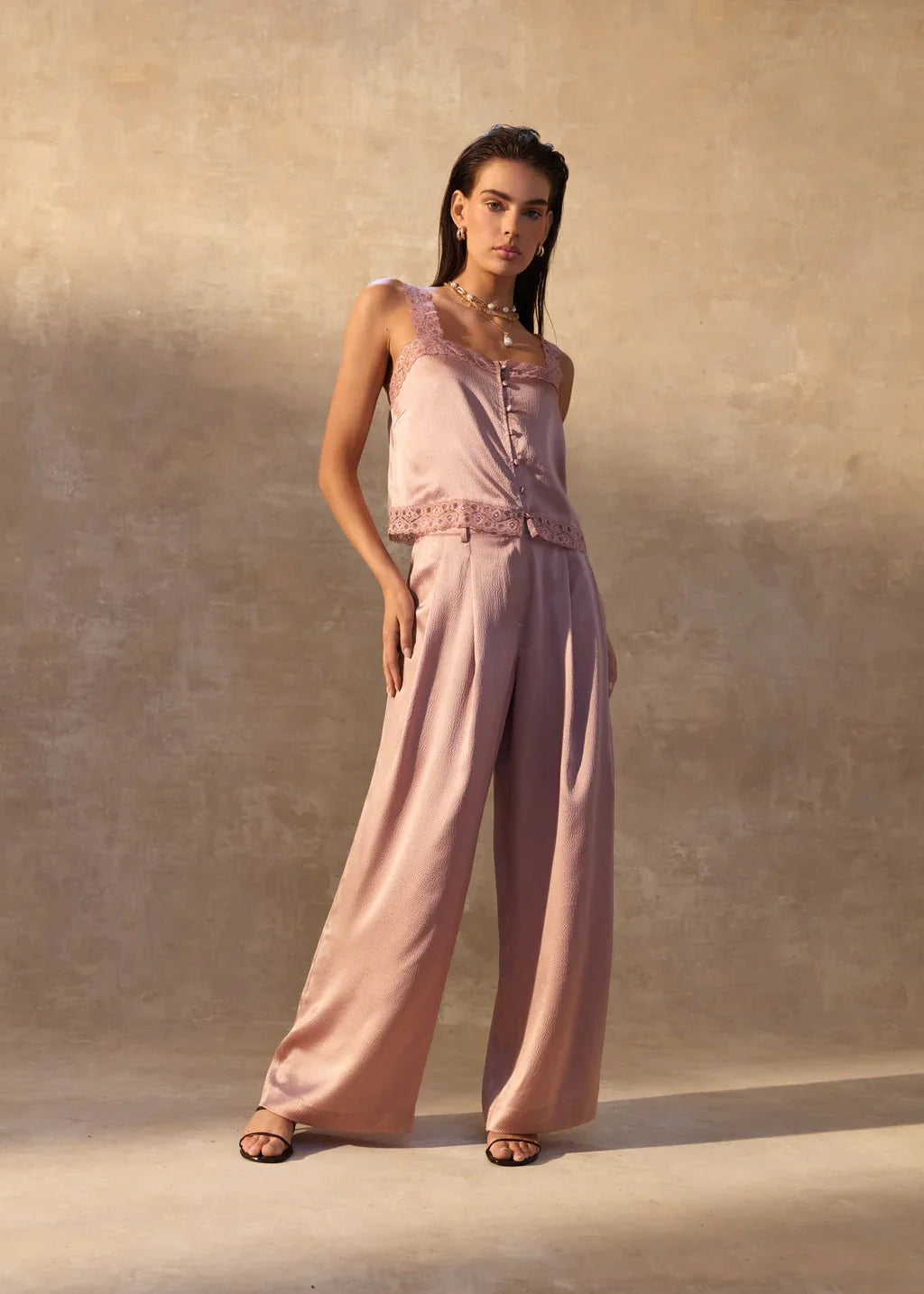 Cami NYC Fabian High Rise Pant in Begonia