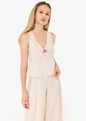 Cami NYC Kiawah Jacquard Camisole in Cannoli