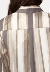 Cami NYC Malta Metallic Linen Top in Dune