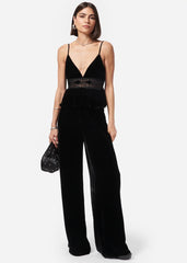 Cami NYC Rylie Velvet Pant in Black