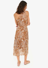 Cami NYC Sintra Crochet Dress in Brown