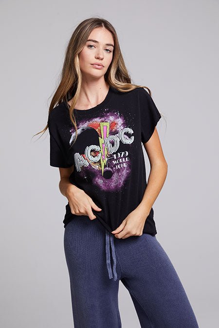 Chaser AC/DC 1978 Tour Tee in Black