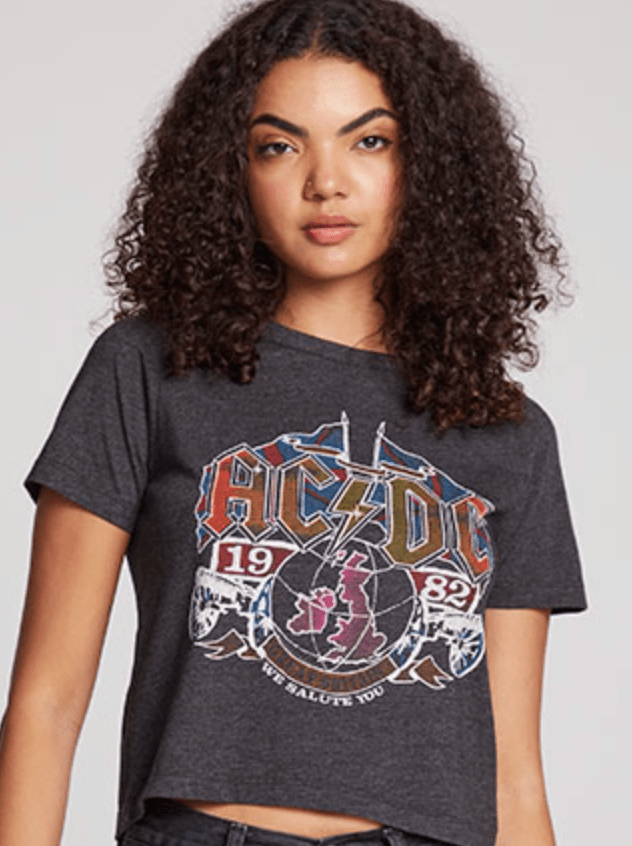 Chaser ACDC Tour T-Shirt in Black