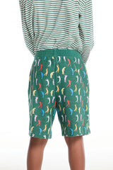 Chaser Allover Golfers Boys Shorts in Broccolini