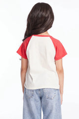 Chaser Amour Girls Tee in Starry White