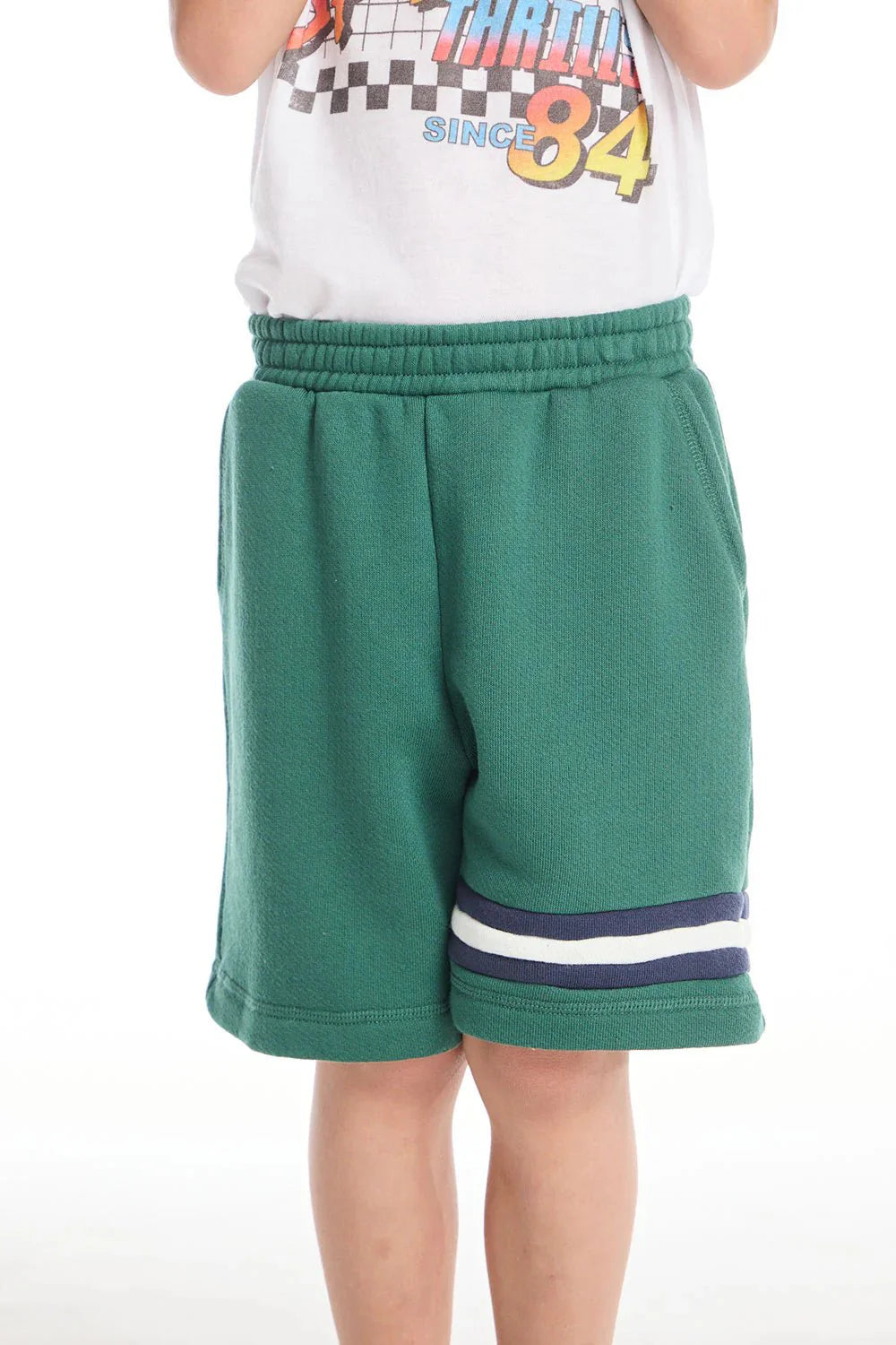 Chaser Cozy Beach Boys Broccolini Shorts in Broccolini